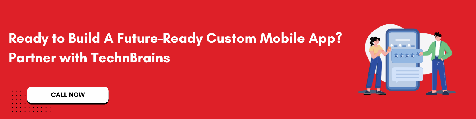 Custom mobile app development - CTA