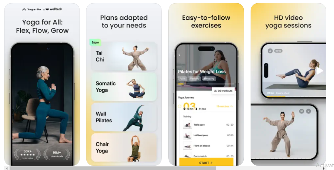 An App Like the Yoga Go App - Features