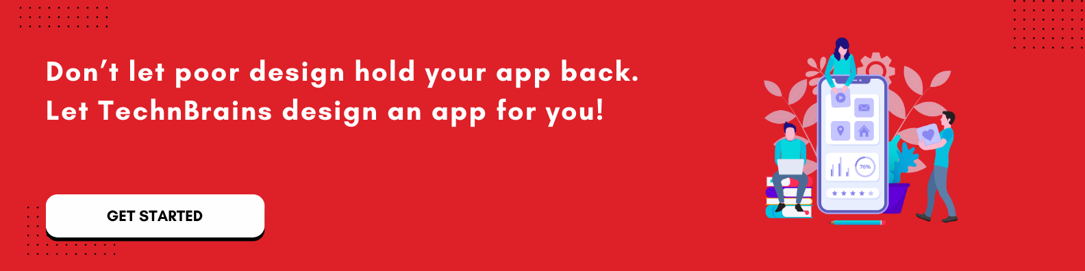 Let TechnBrains help you Design your idea into an app - CTA