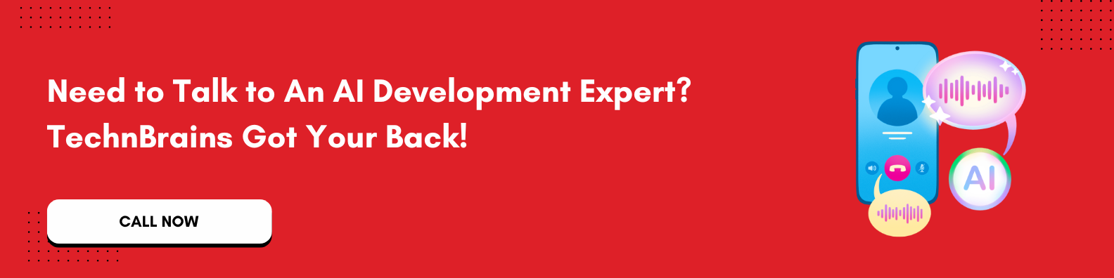 Talk to our AI app development experts - CTA